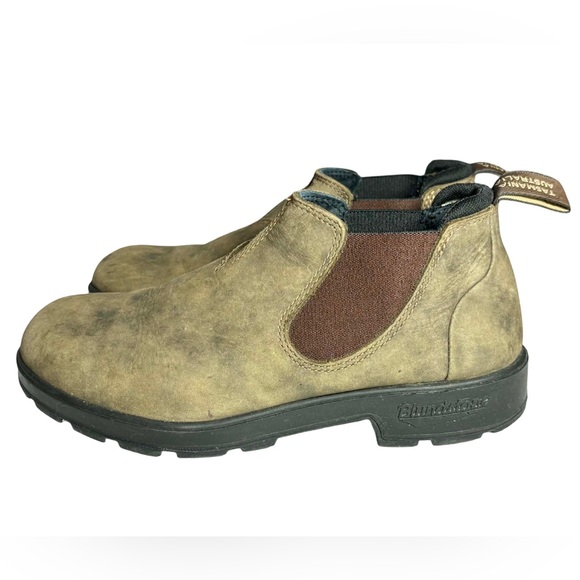 Blundstone Unisex 2036 Leather Rustic Brown slip ons - Picture 1 of 7